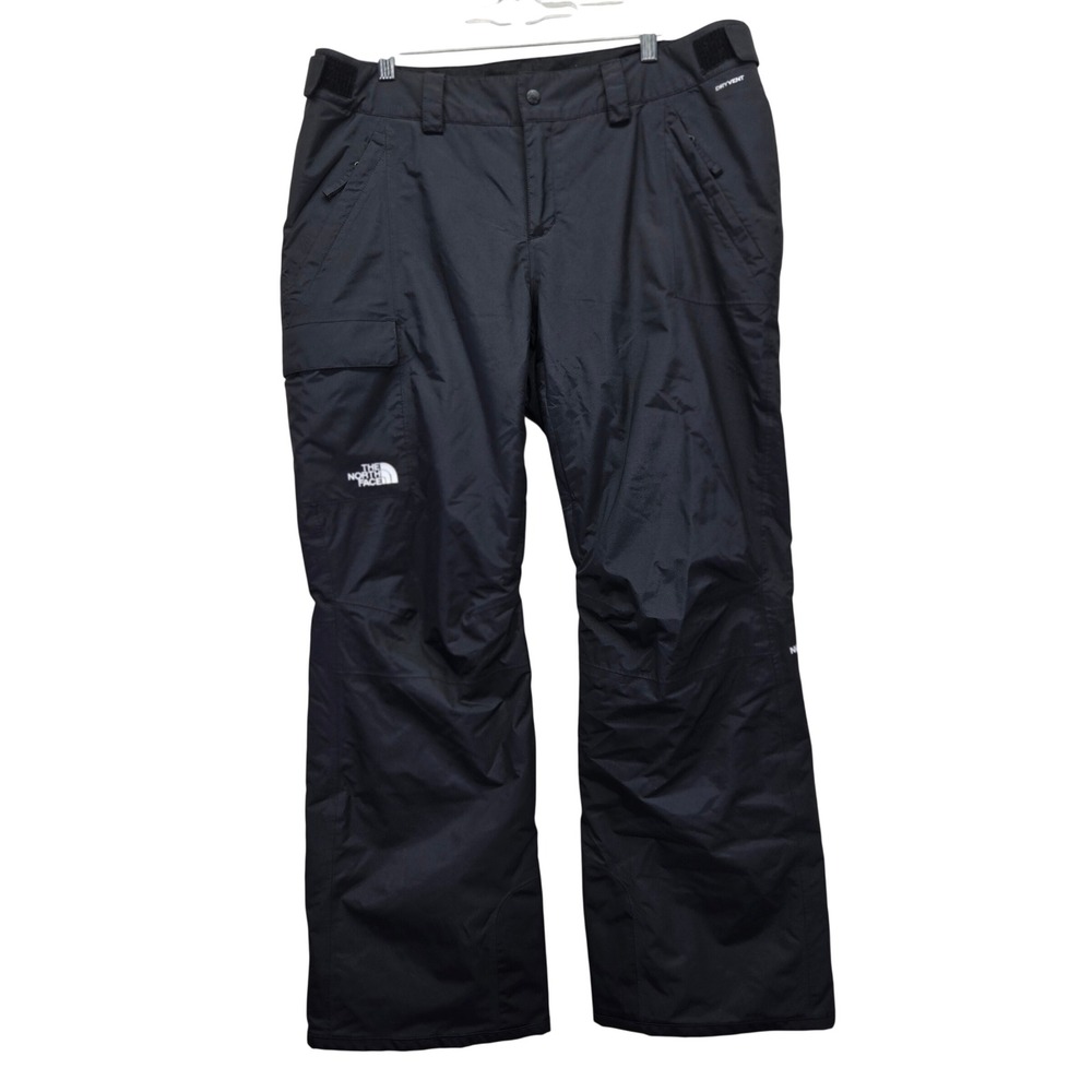 The North Face DryVent Black Cargo Snow Pants Womens Ski Snowboard Waterproof XL